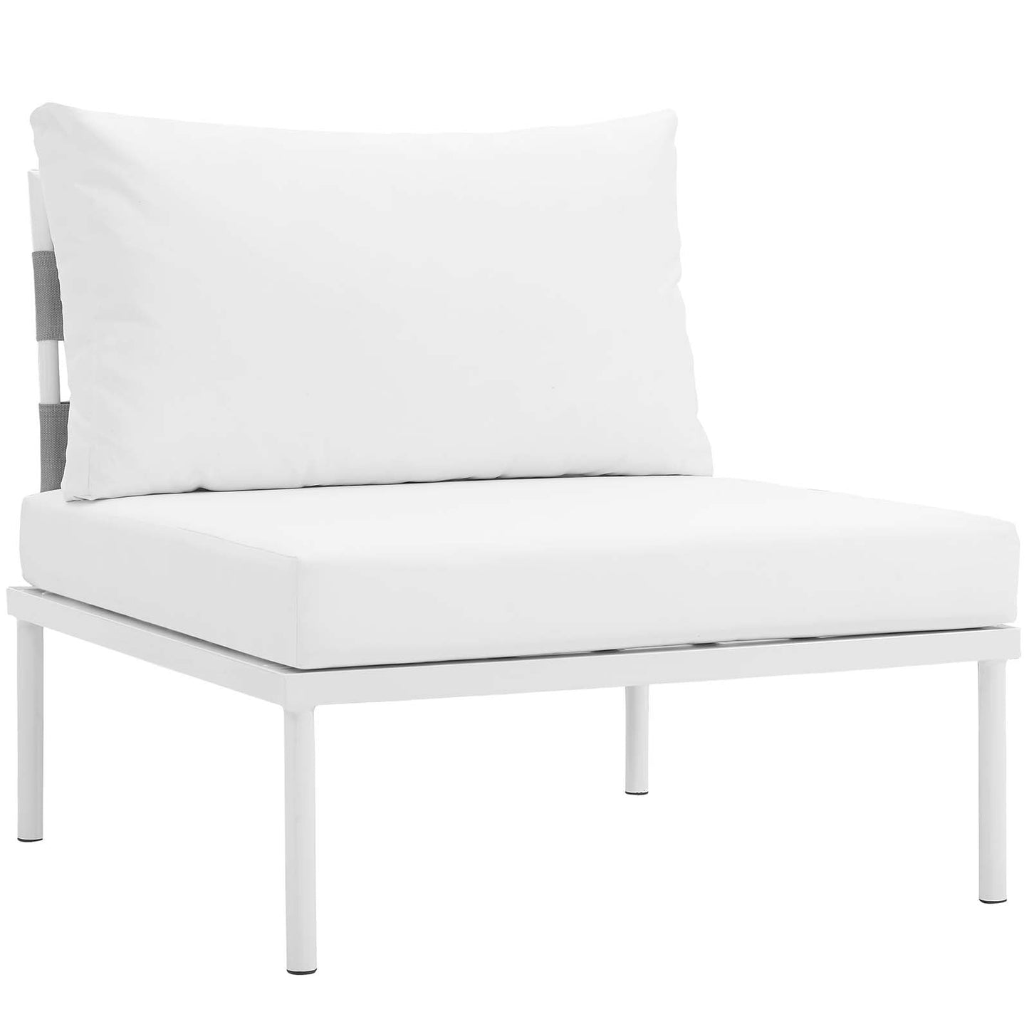 Harmony 5 Piece Outdoor Patio Aluminum Sectional Sofa Set by Modway