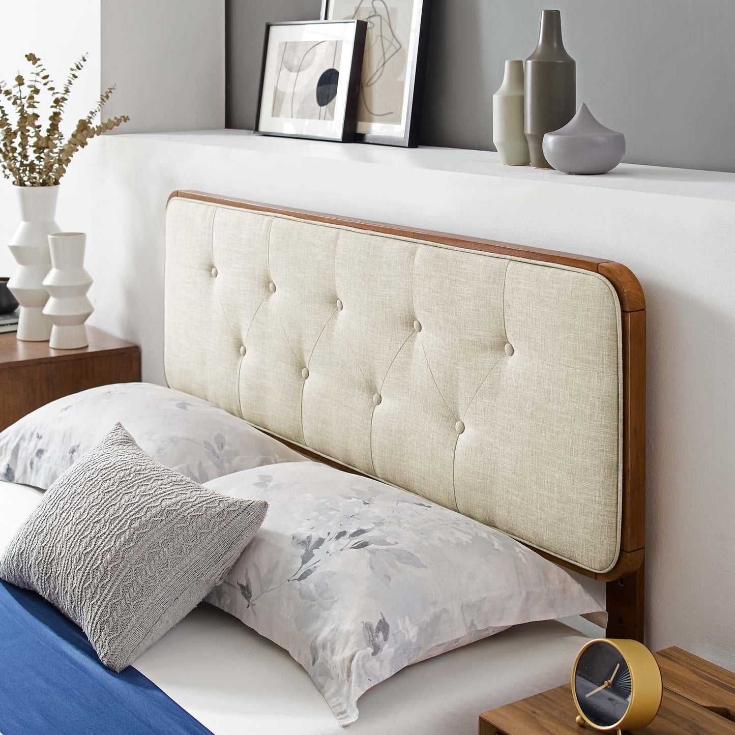 Bridgette Wood Full Platform Bed With Angular Frame by Modway