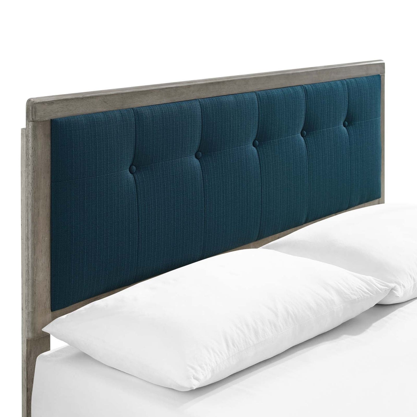 Willow Wood King Platform Bed With Angular Frame by Modway