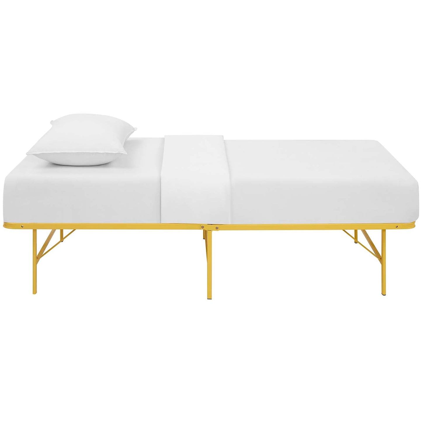 Horizon Stainless Steel Twin Bed Frame by Modway