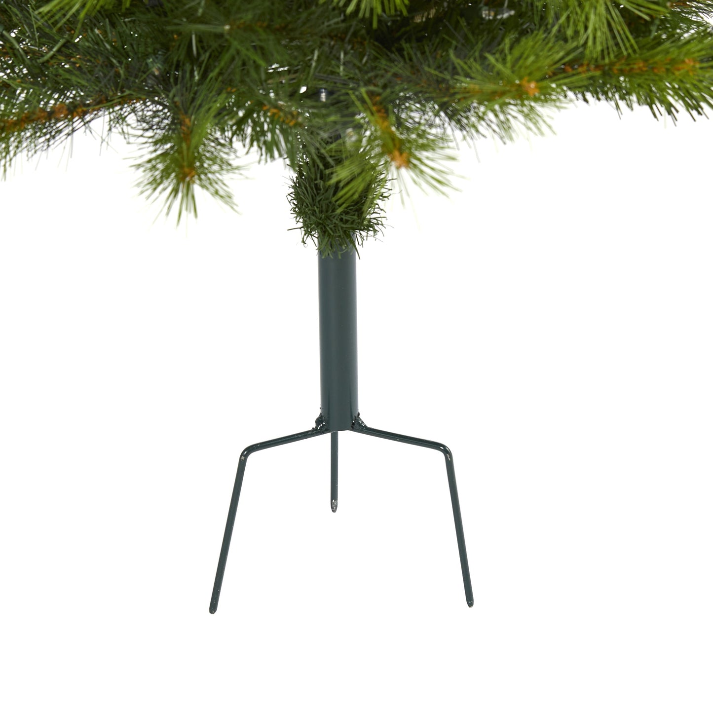 4' Green Valley Pine Artificial Christmas Tree w/ 100 Warm White LED Lights
