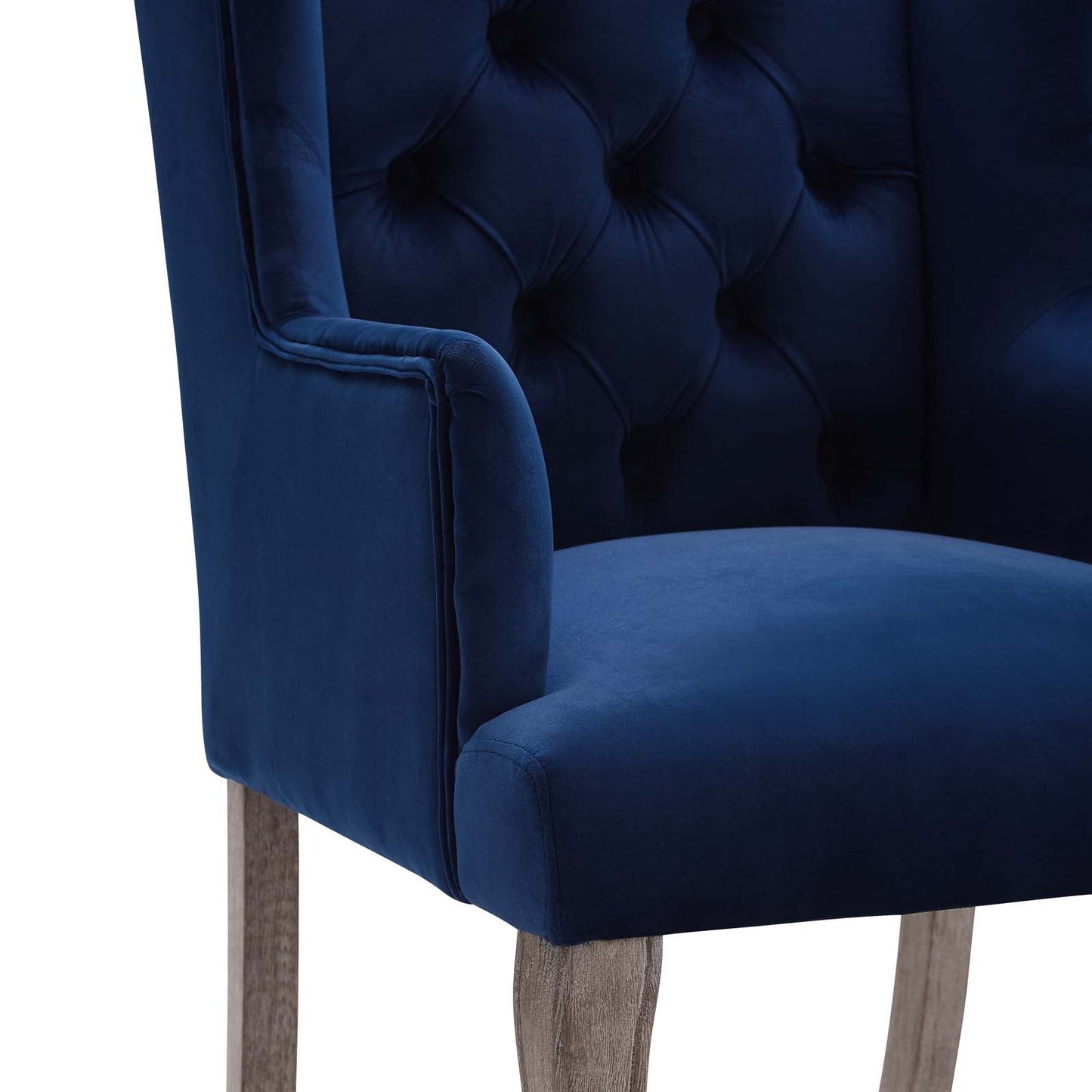 Realm Performance Velvet Armchair Set of 2 by Modway