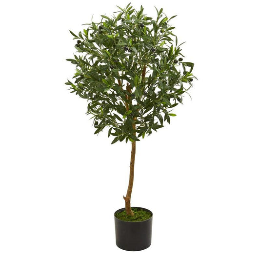 3.5' Olive Artificial Tree 5565 By Nearly Natural