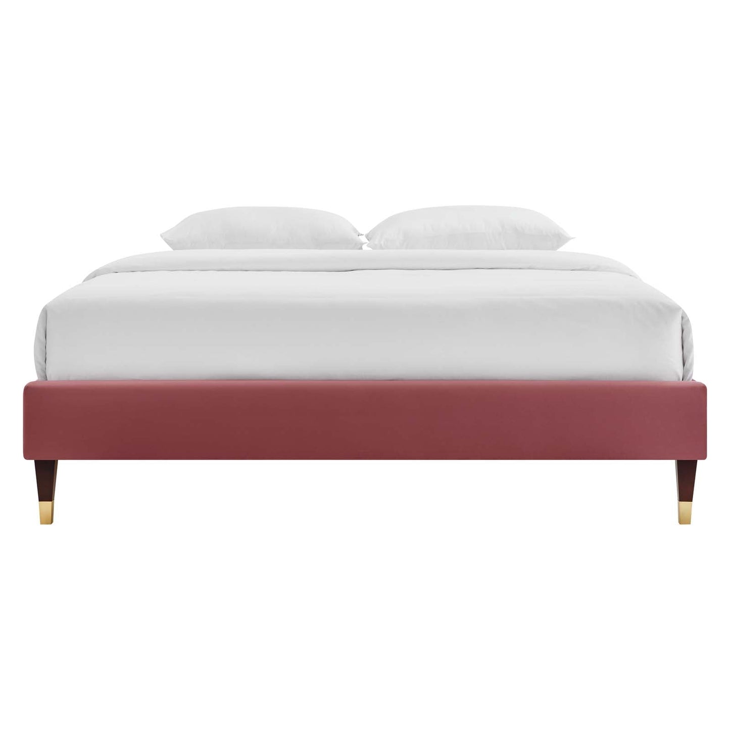Harlow Performance Velvet King Platform Bed Frame by Modway