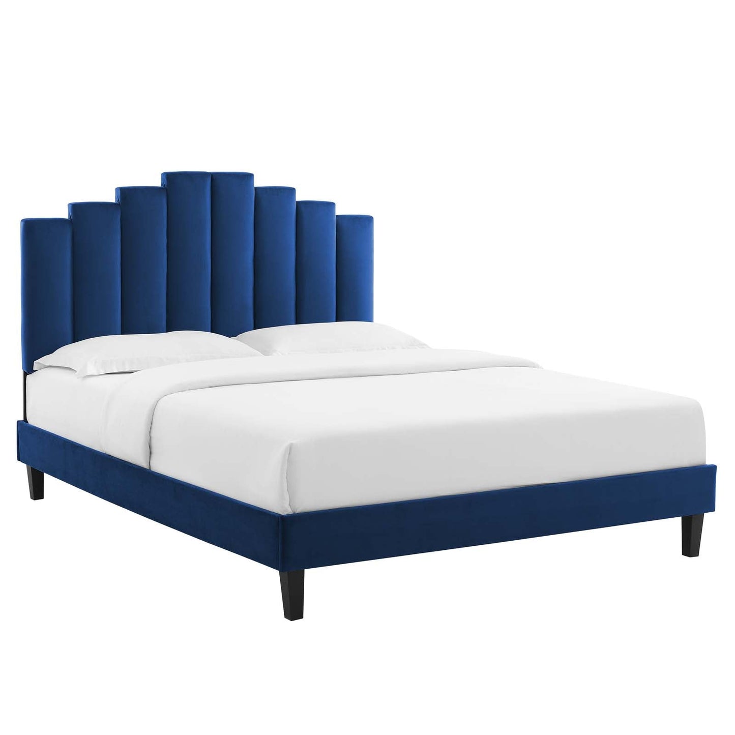 Elise Performance Velvet King Platform Bed by Modway