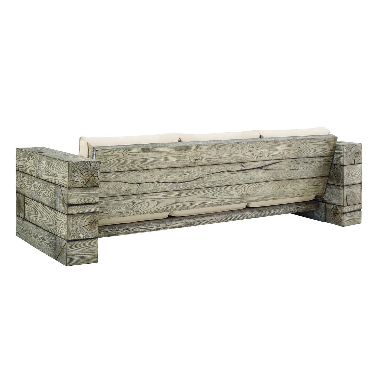Manteo Rustic Coastal Outdoor Patio Sunbrella¨ 4 Piece Set