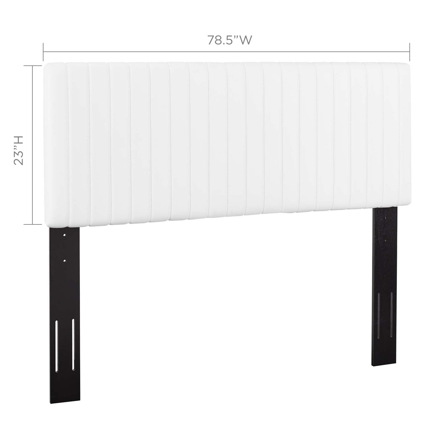 Keira Faux Leather King/California King Headboard by Modway
