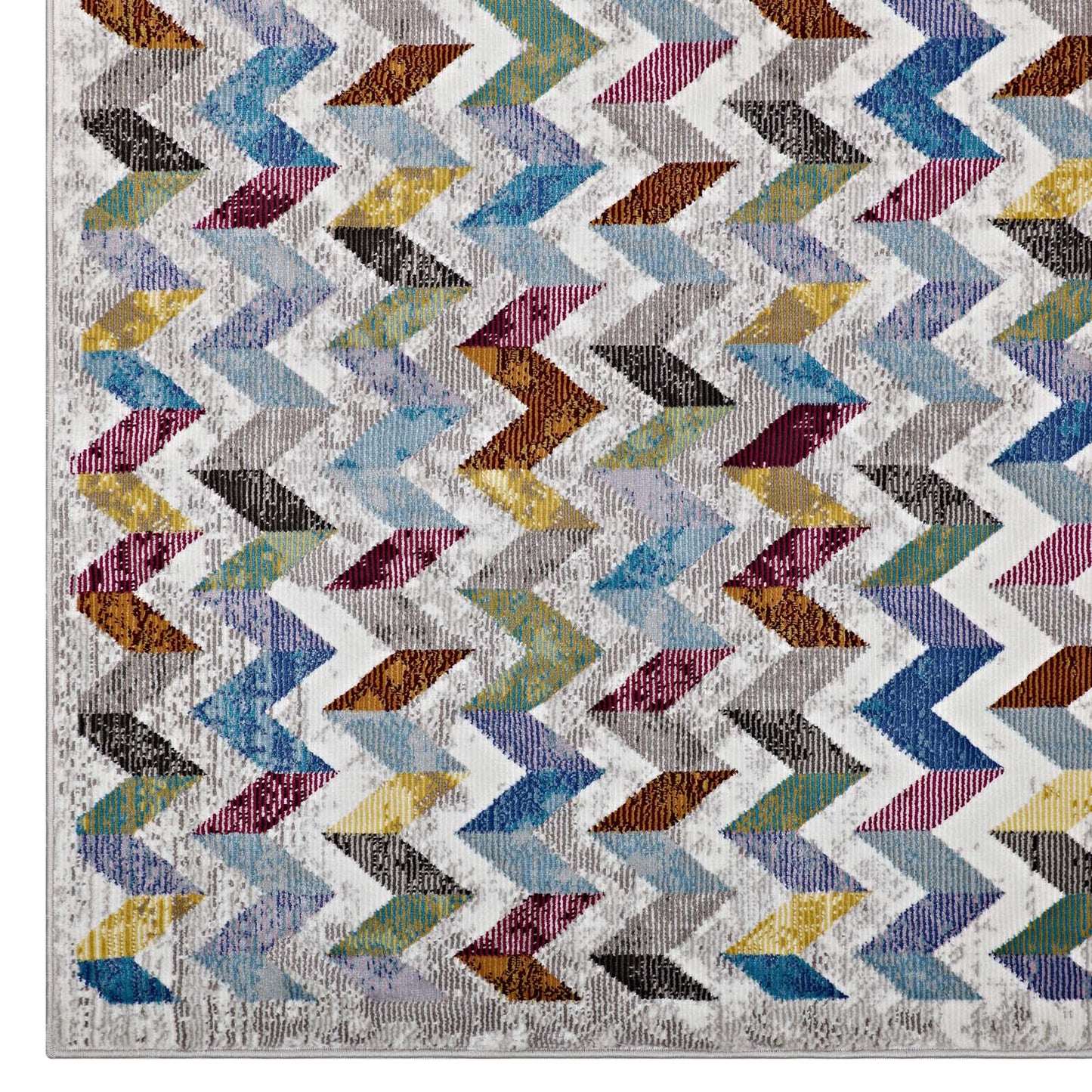 Gemma Chevron Mosaic 5x8 Area Rug by Modway