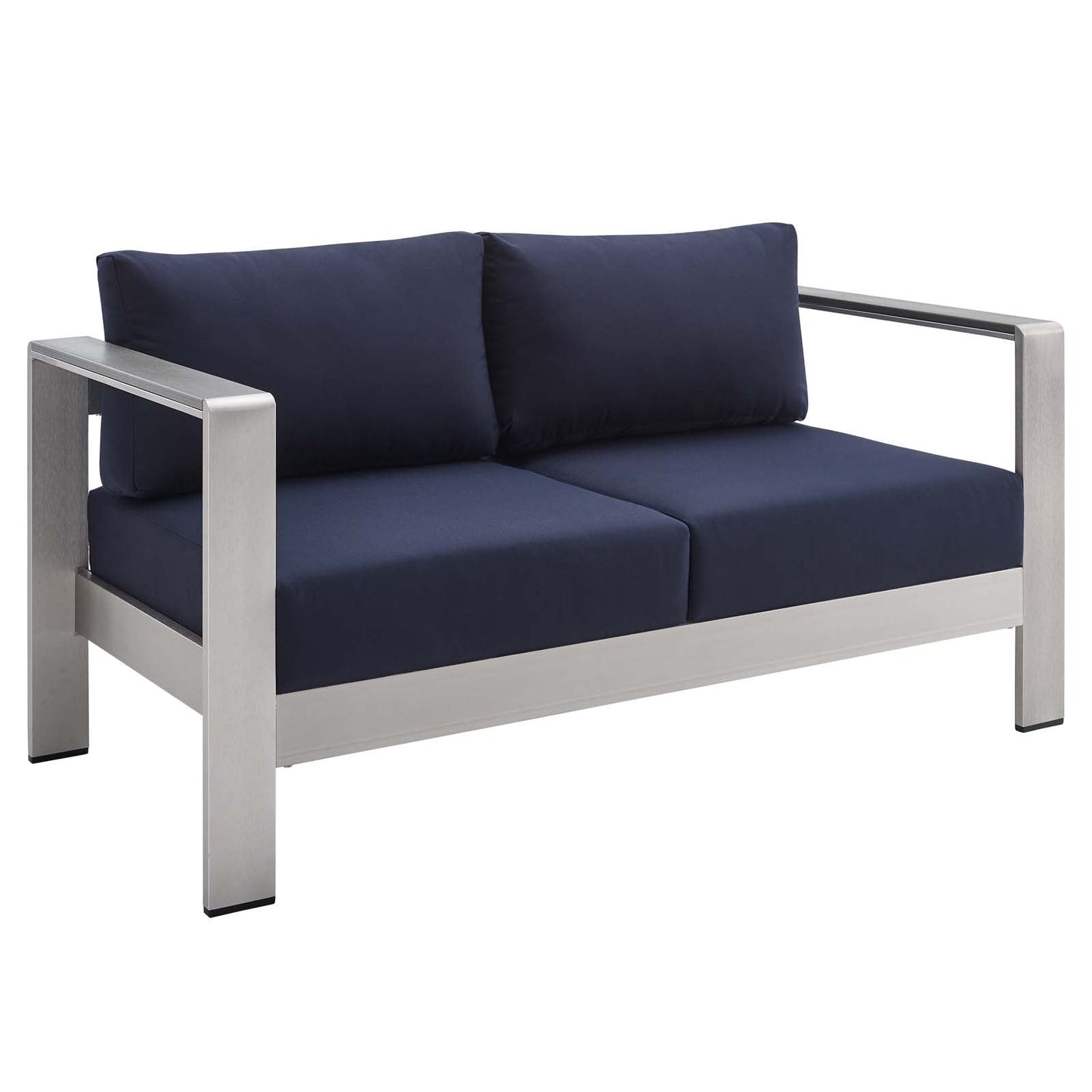 Shore 3 Piece Sunbrella¨ Fabric Outdoor Patio Aluminum Set by Modway