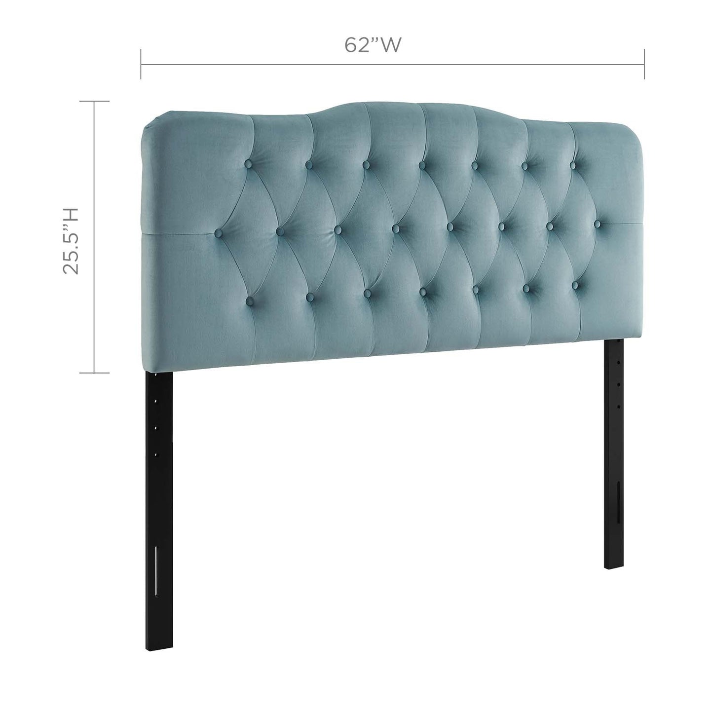 Annabel Diamond Tufted Performance Velvet Queen Headboard by Modway