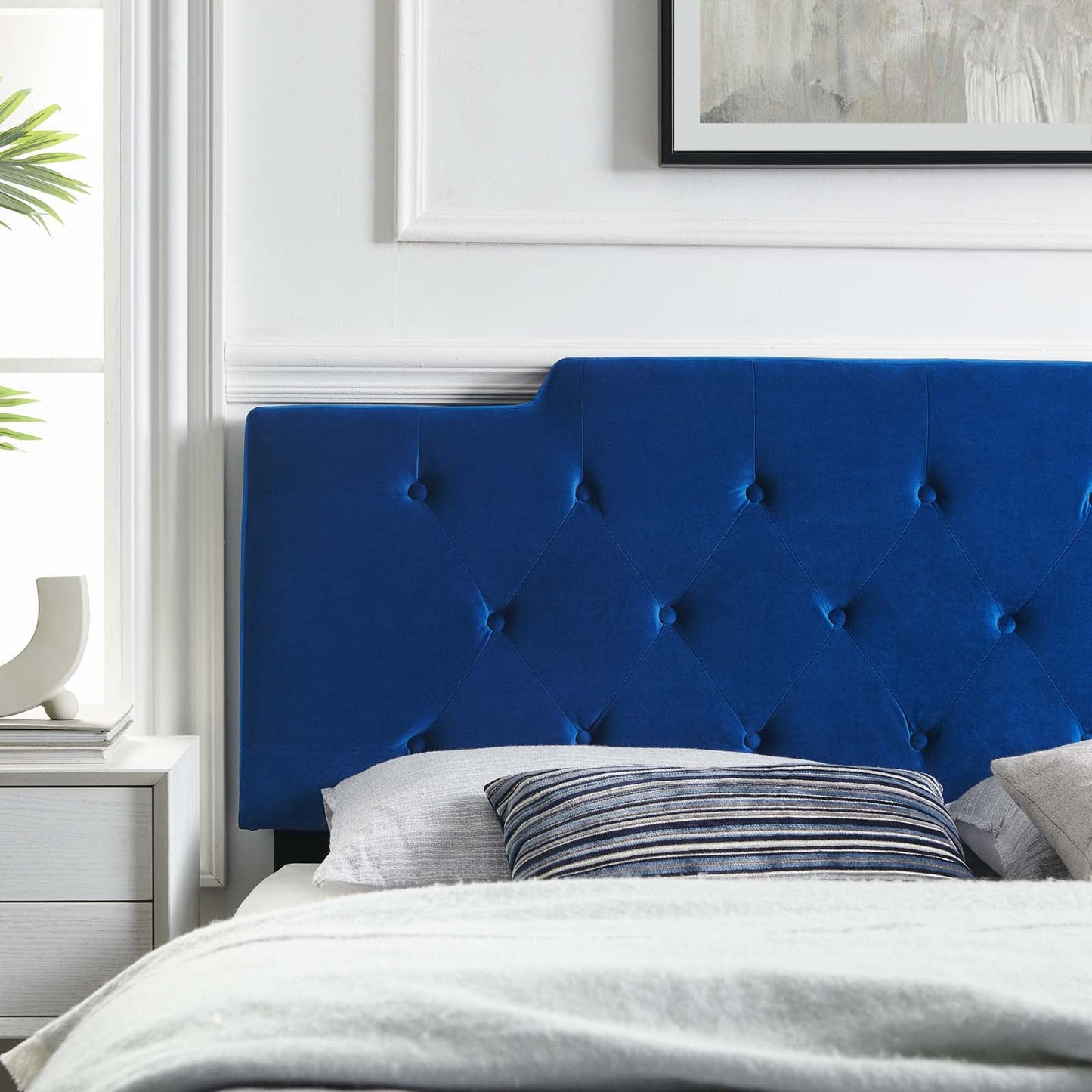 Juliet Tufted Performance Velvet Twin Headboard by Modway