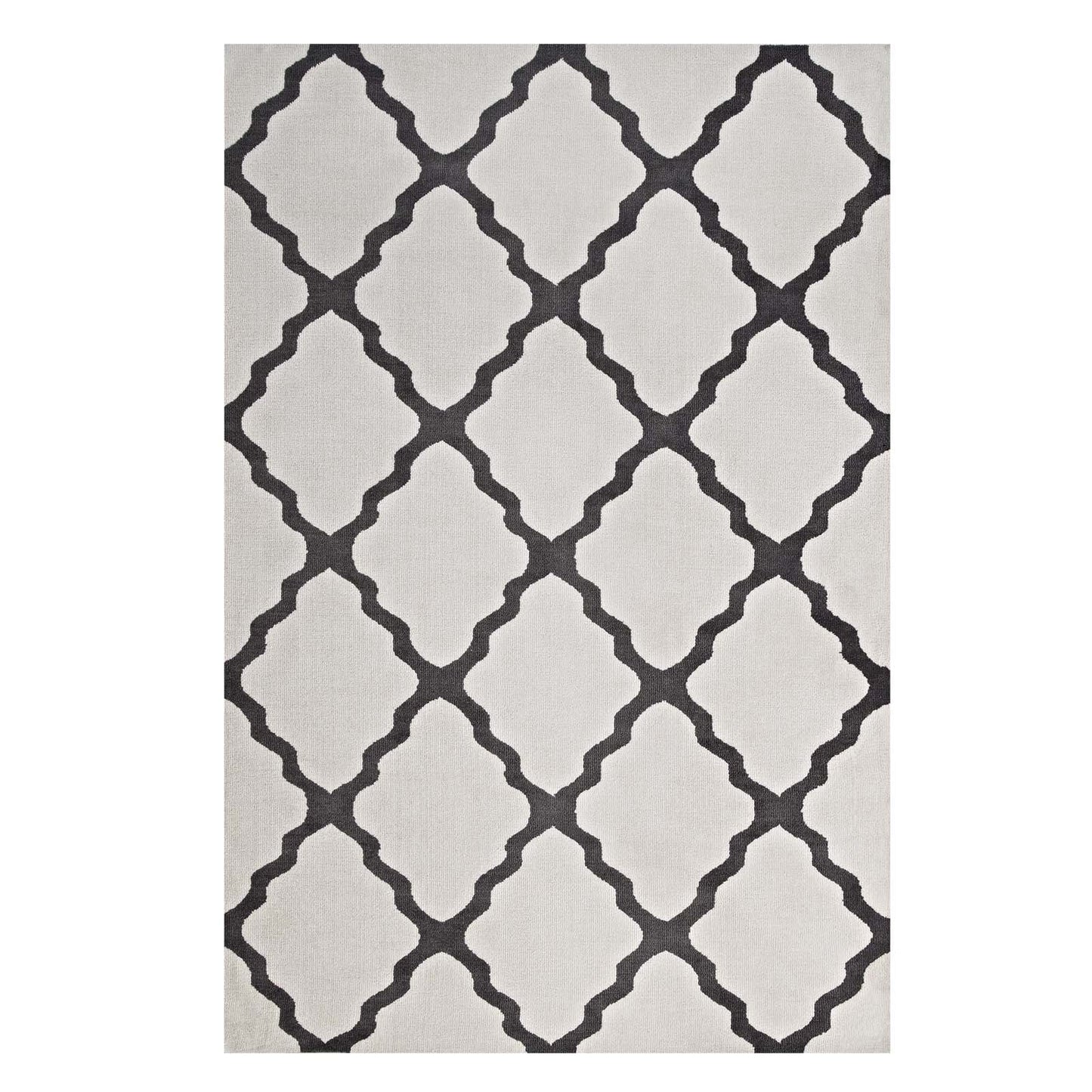 Marja Moroccan Trellis 5x8 Area Rug by Modway