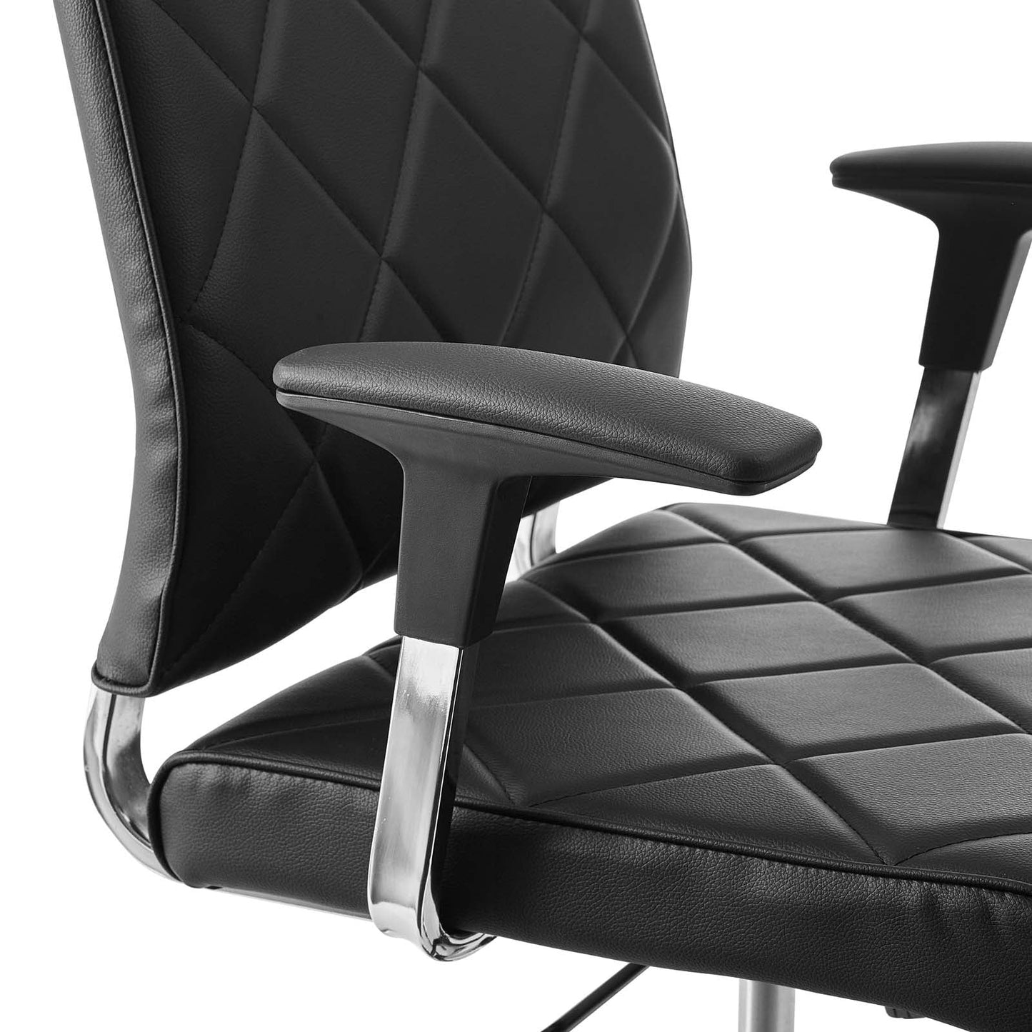 Lattice Vinyl Office Chair by Modway