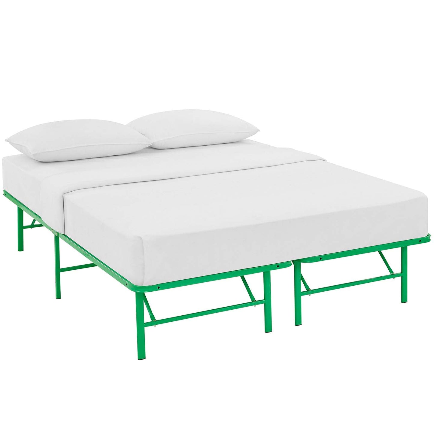 Horizon Stainless Steel Queen Bed Frame by Modway