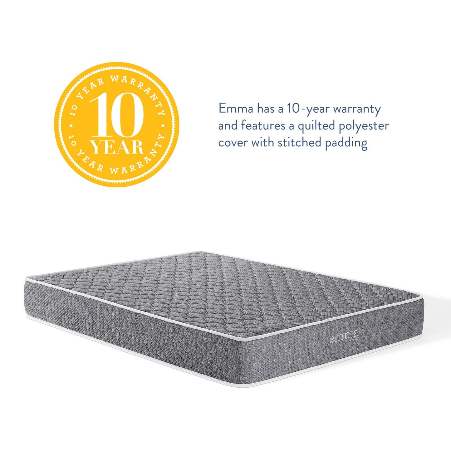 Mila 10" Queen Mattress by Modway