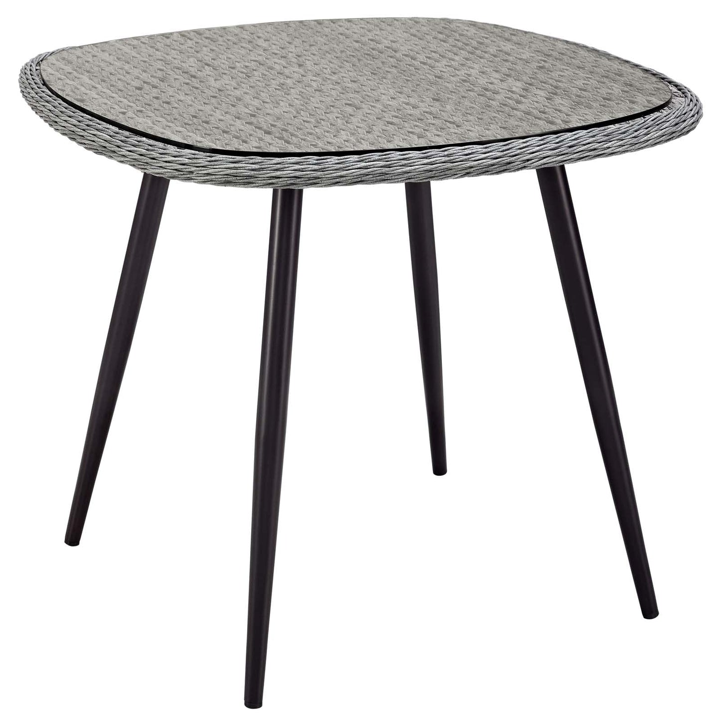 Endeavor 36" Outdoor Patio Wicker Rattan Dining Table by Modway