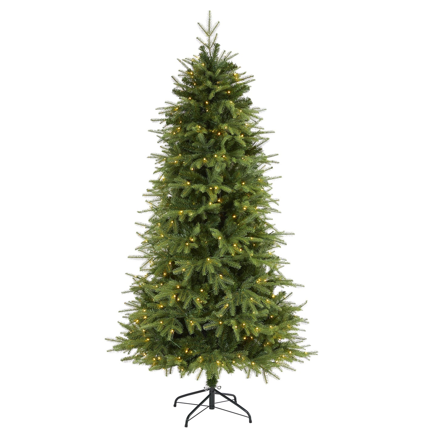 6' Vancouver Fir 'Natural Look' Artificial Christmas Tree w/ 350 Clear LED Light