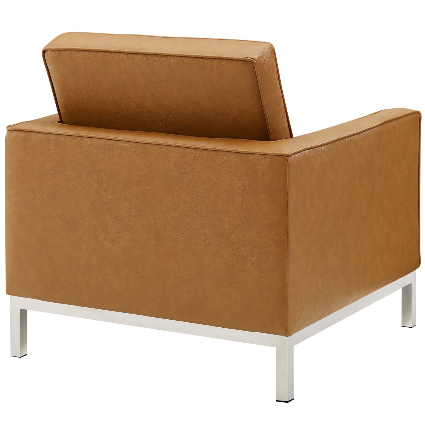 Loft 3-Piece Tufted Vegan Leather Furniture Set by Modway