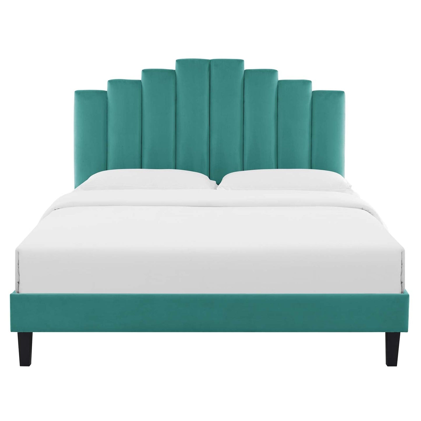 Elise Performance Velvet Twin Platform Bed by Modway