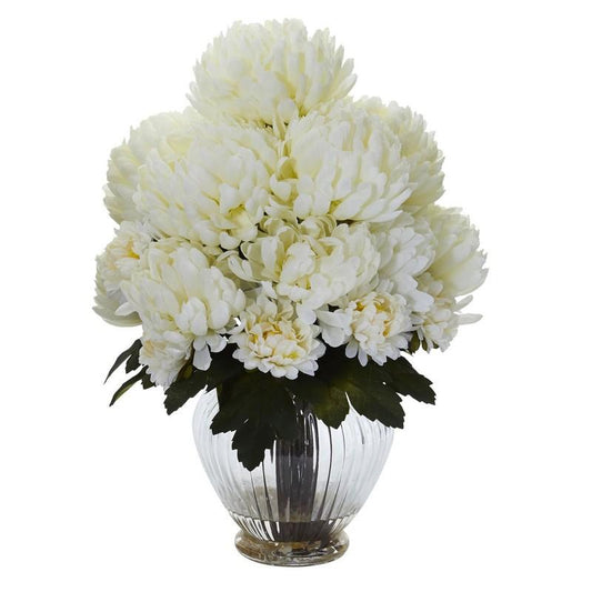 Mum Artificial Arrangement in Vase