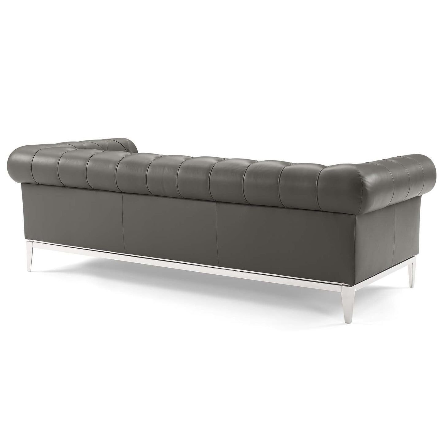 Idyll Tufted Upholstered Leather Sofa and Loveseat Set by Modway