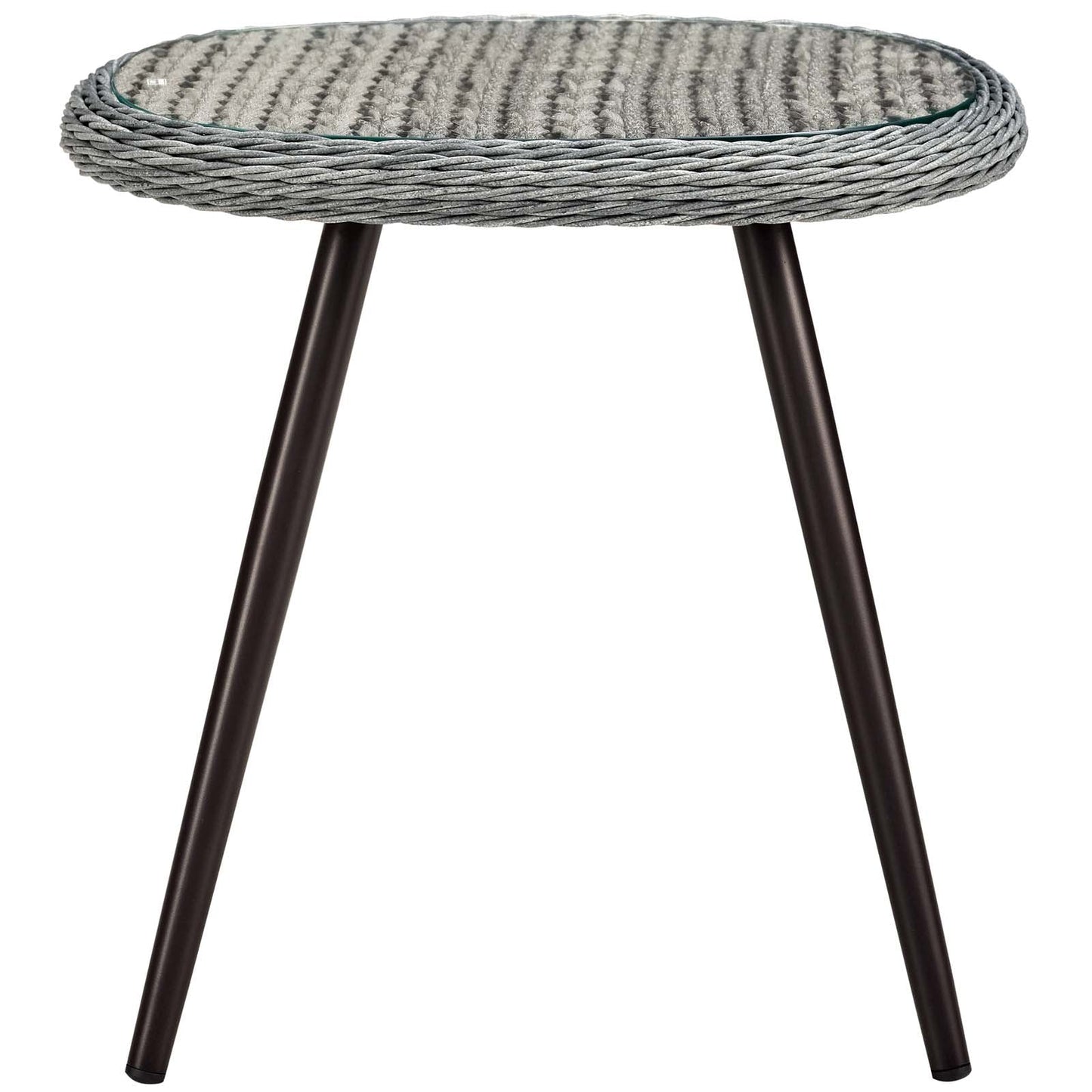 Endeavor Outdoor Patio Wicker Rattan Side Table by Modway