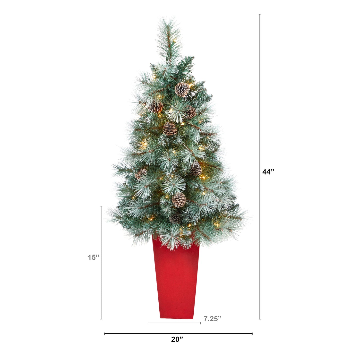 44' Frosted Tip British Columbia Mountain Pine Artificial Christmas Tree
