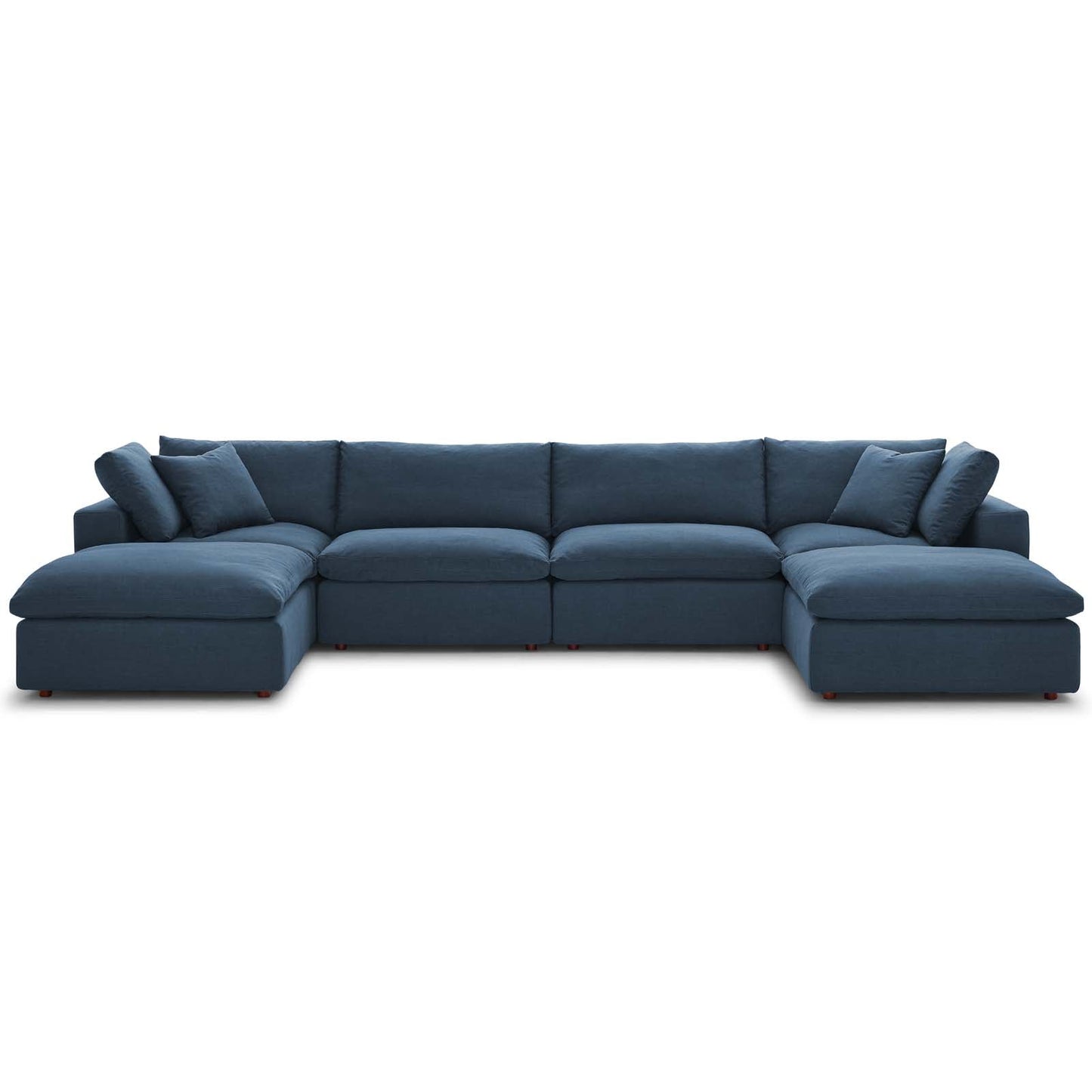 Commix 6-Piece Down Filled Overstuffed Sectional Sofa by Modway