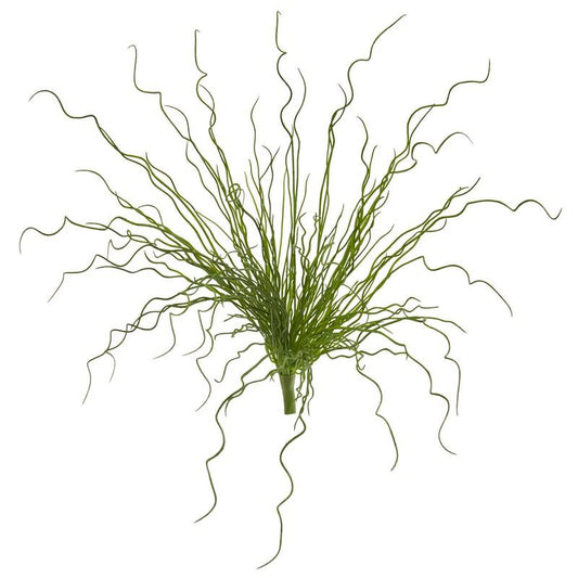 18"  Curly Grass Artificial Plant (Set of 6)