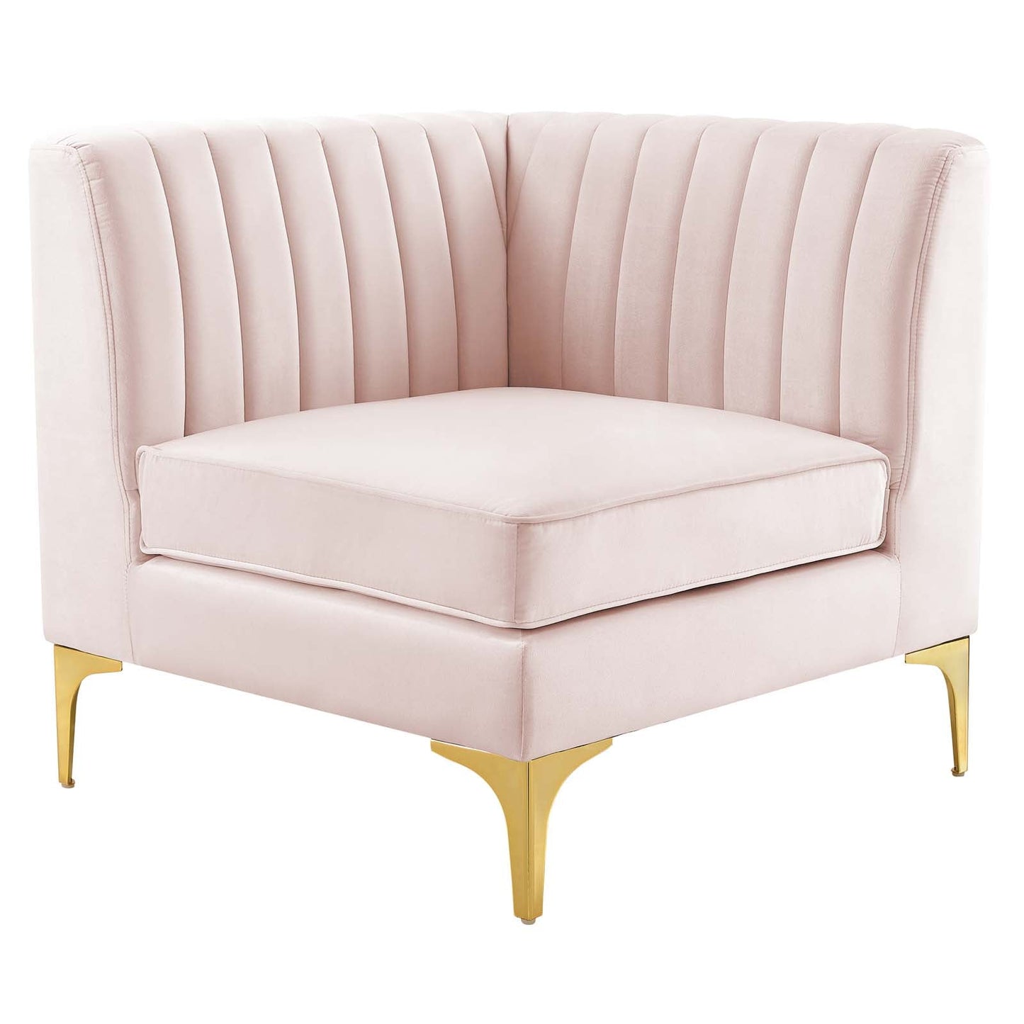 Triumph Channel Tufted Performance Velvet Loveseat by Modway