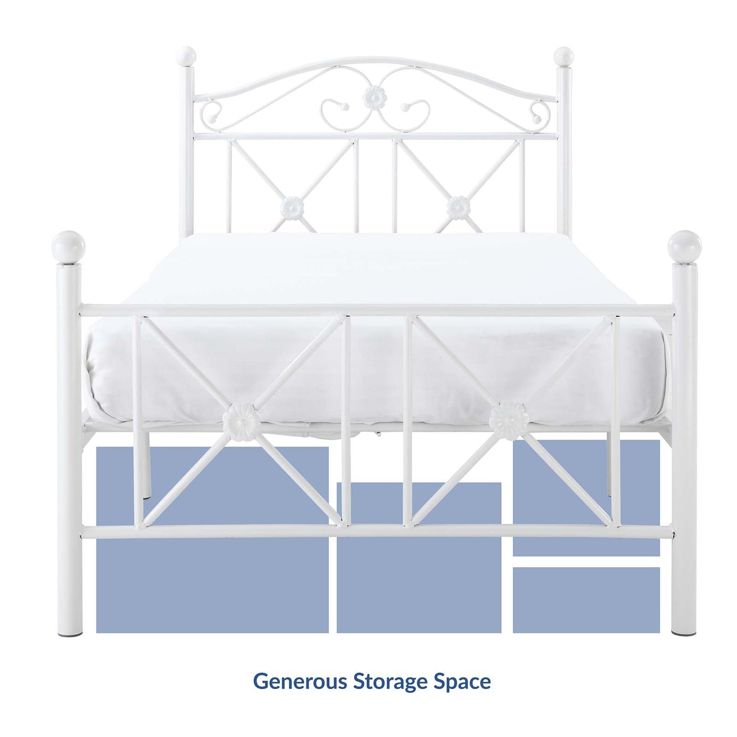 Cottage Twin Bed by Modway