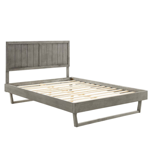 Alana Wood Full Platform Bed With Angular Frame by Modway