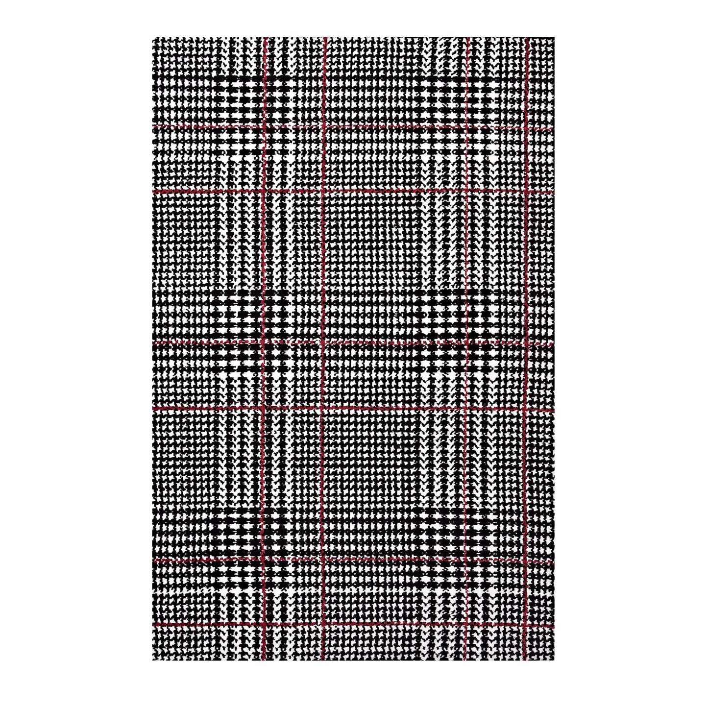Kaja Abstract Plaid 5x8 Area Rug by Modway