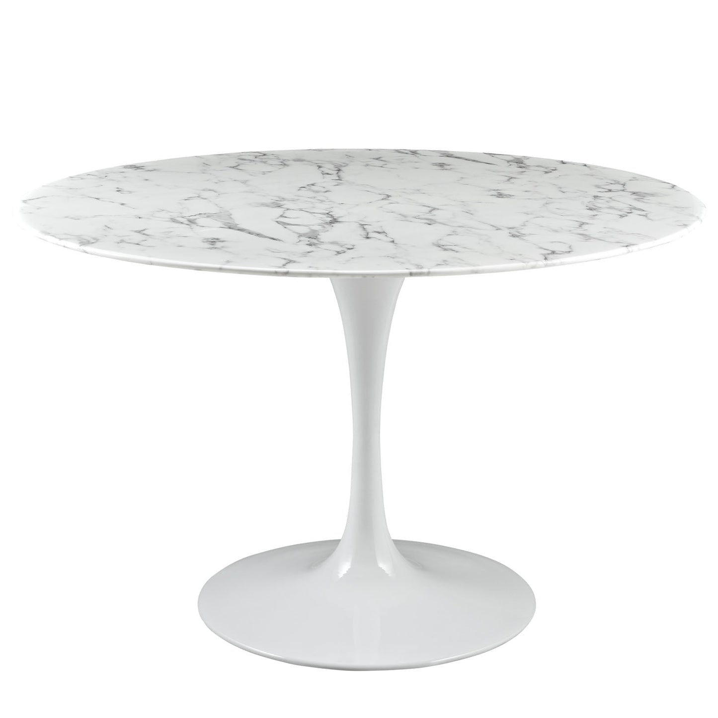 Lippa 48" Round Faux Marble Dining Table by Modway