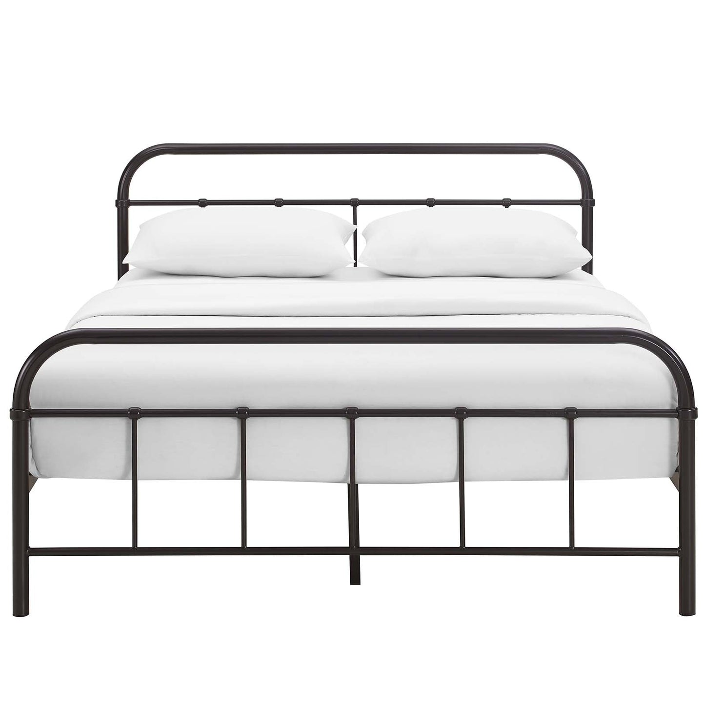 Maisie Stainless Steel Queen Bed Frame by Modway