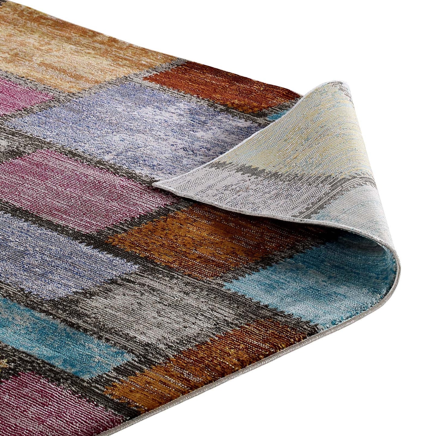 Success Nyssa Abstract Geometric Mosaic 4x6 Area Rug by Modway