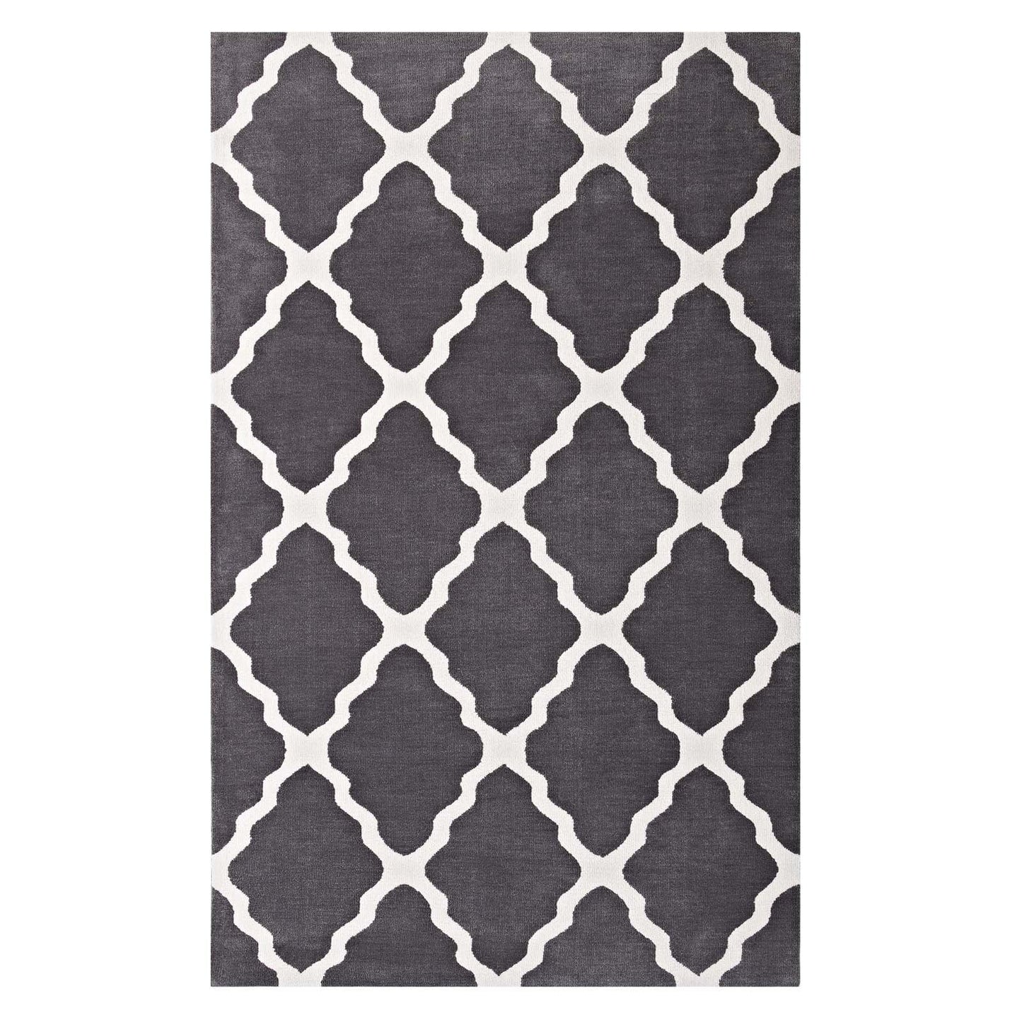 Marja Moroccan Trellis 5x8 Area Rug by Modway