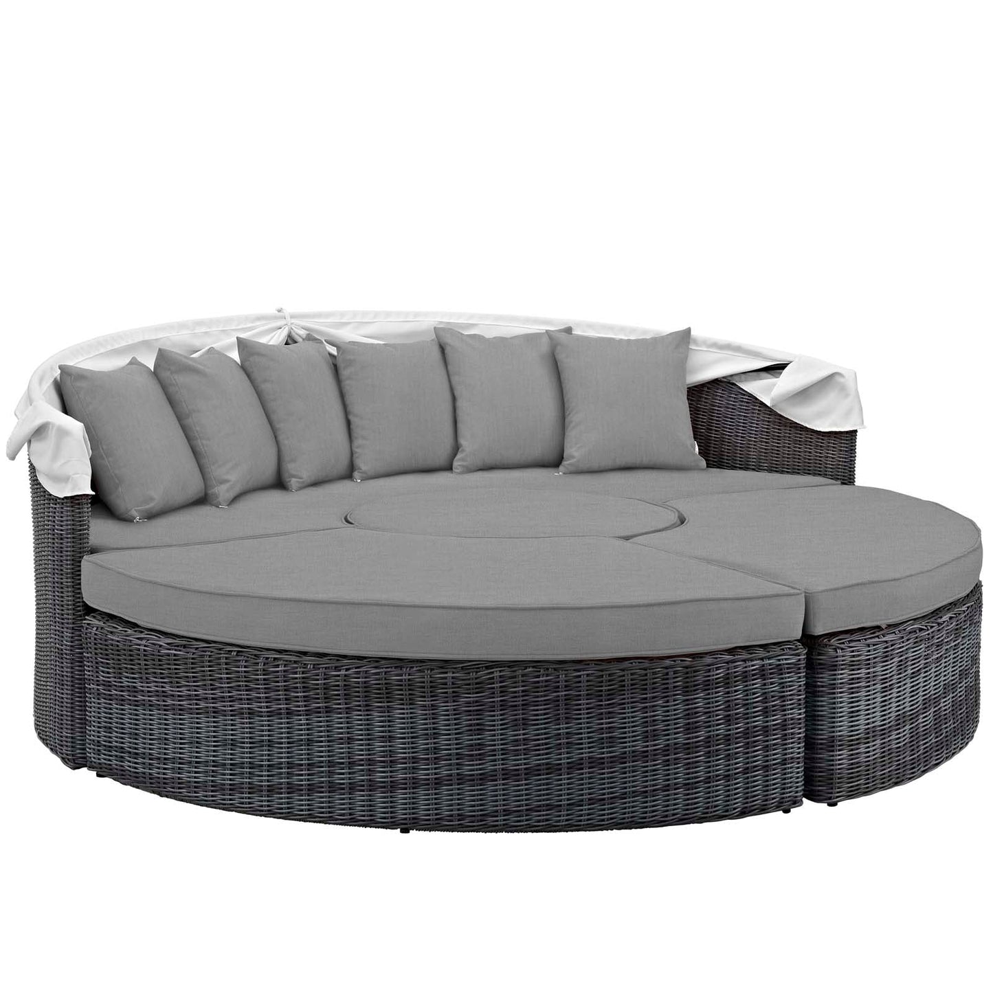 Summon Canopy Outdoor Patio Sunbrella¨ Daybed by Modway