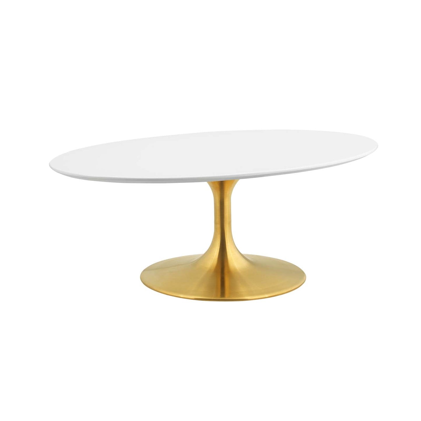 Lippa 42" Oval Wood Coffee Table by Modway