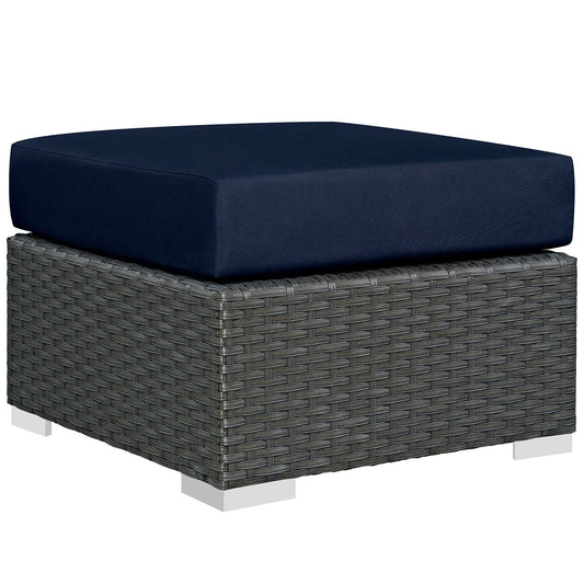 Sojourn Outdoor Patio Sunbrella¨ Ottoman by Modway