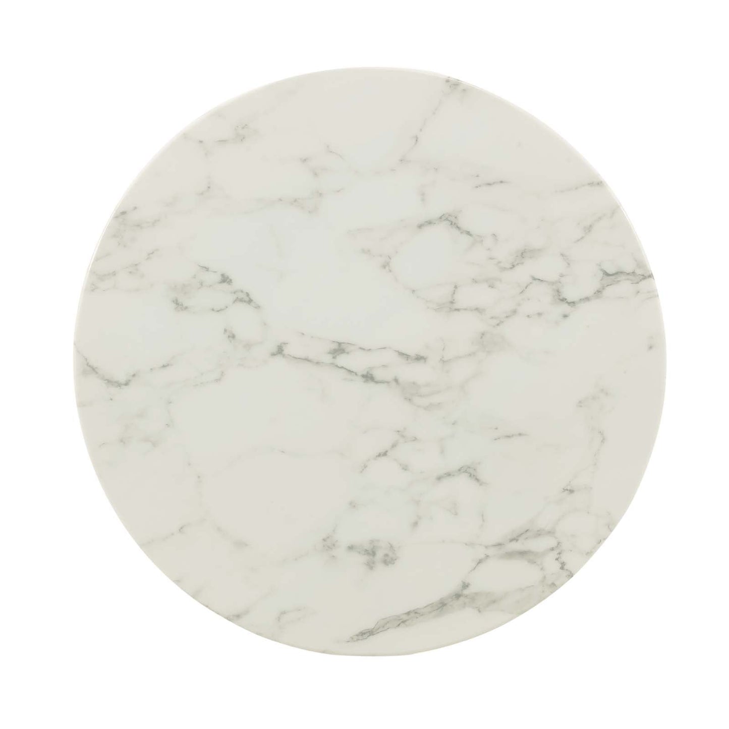 Lippa 28" Round Faux Marble Bar Table by Modway