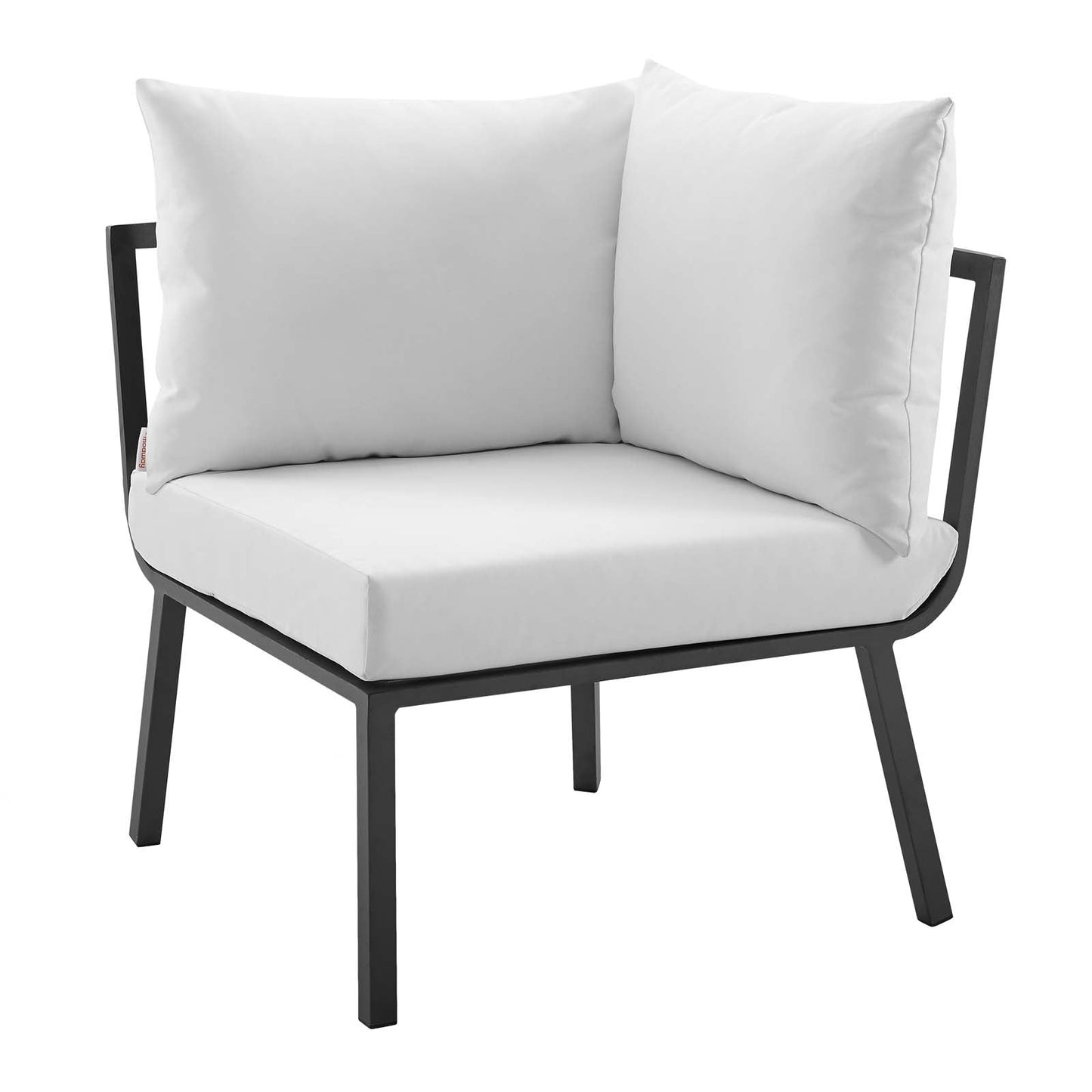 Riverside Outdoor Patio Aluminum Corner Chair by Modway