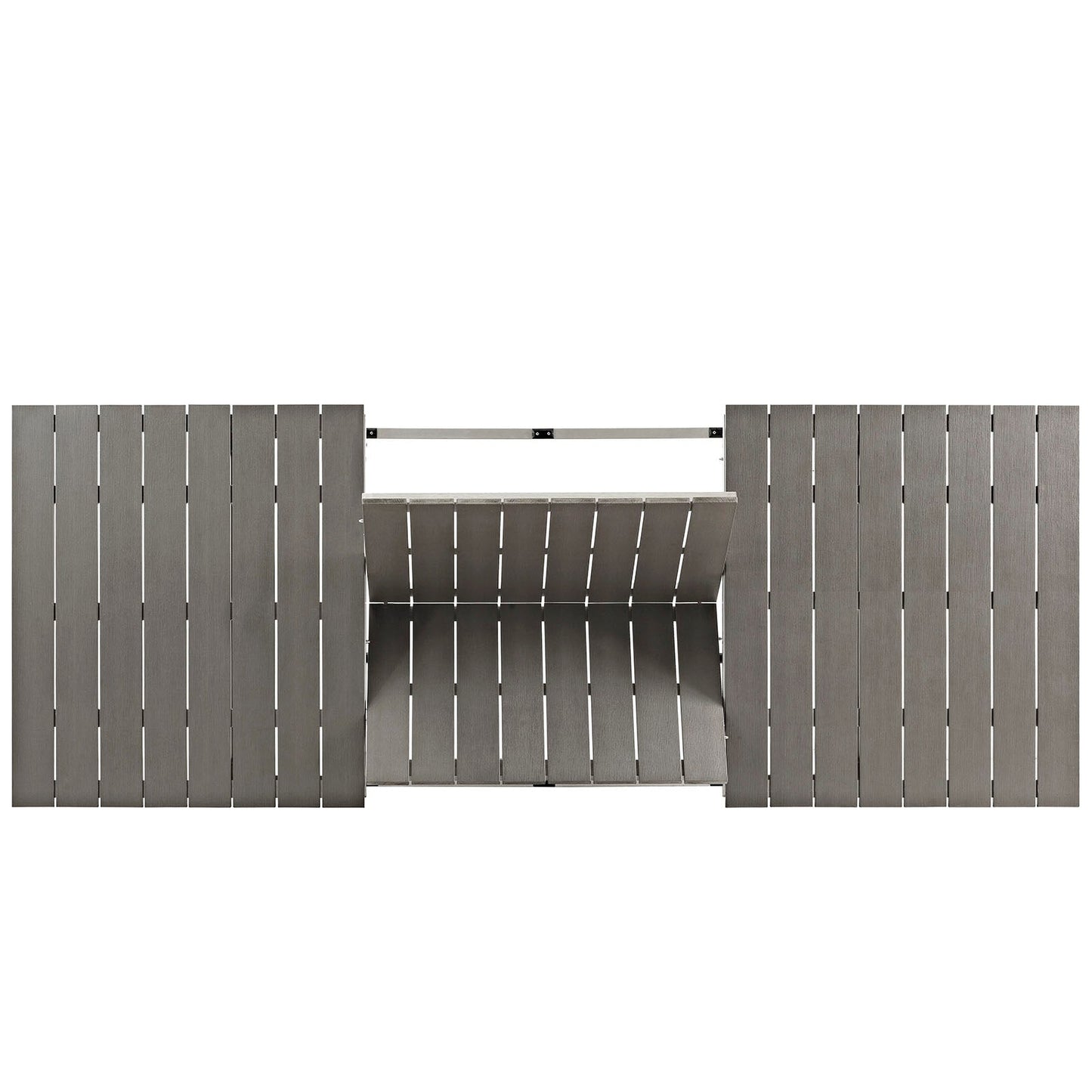 Shore Outdoor Patio Aluminum Dining Table by Modway