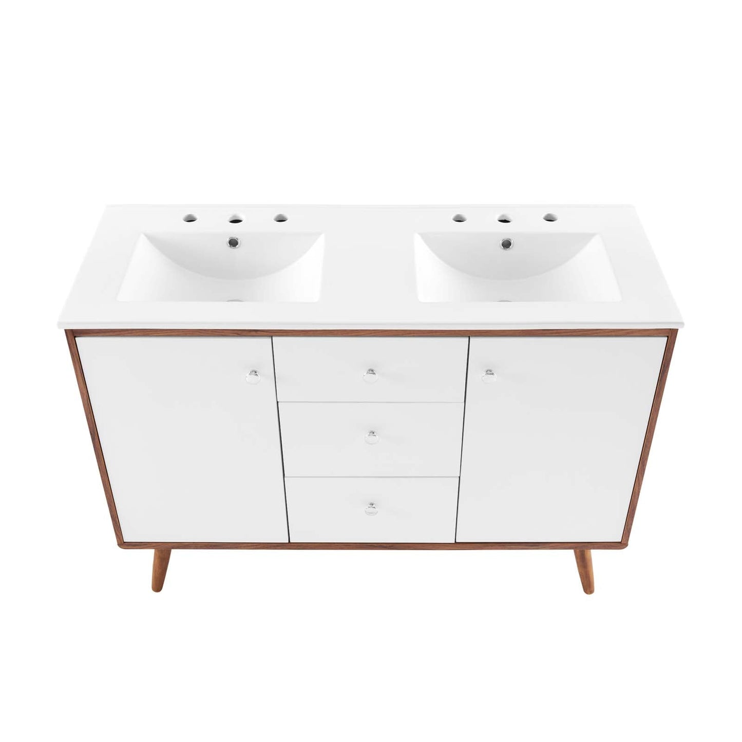 Transmit 48" Double Sink Bathroom Vanity by Modway