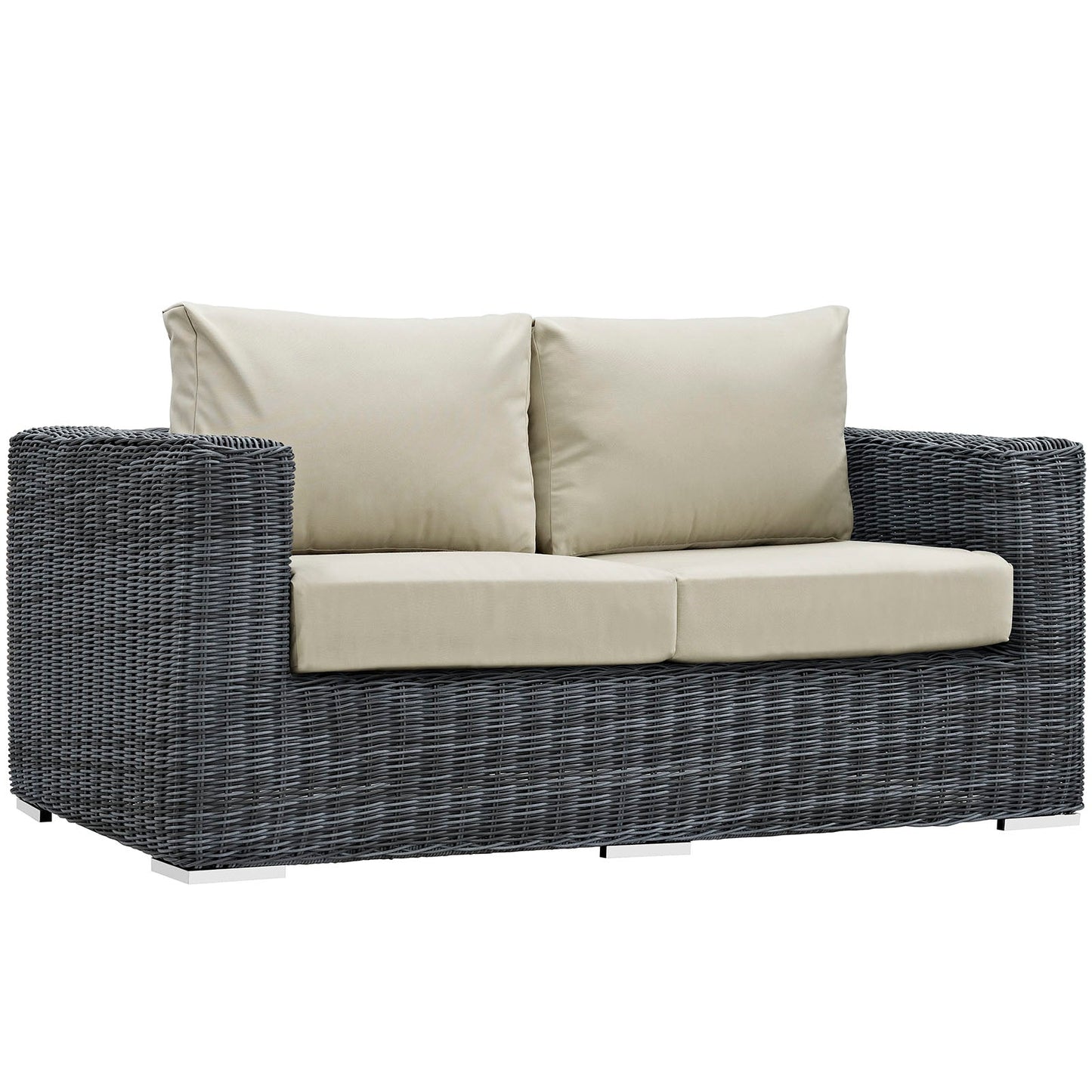 Summon 5 Piece Outdoor Patio Sunbrella¨ Sectional Set by Modway