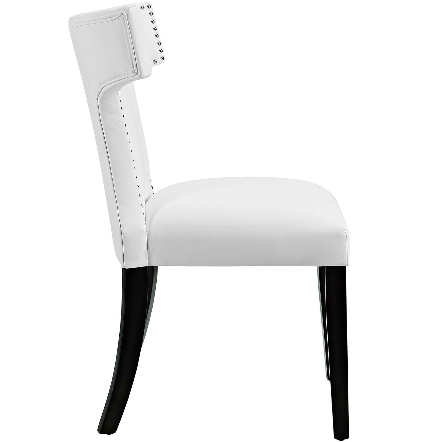 Curve Vegan Leather Dining Chair by Modway