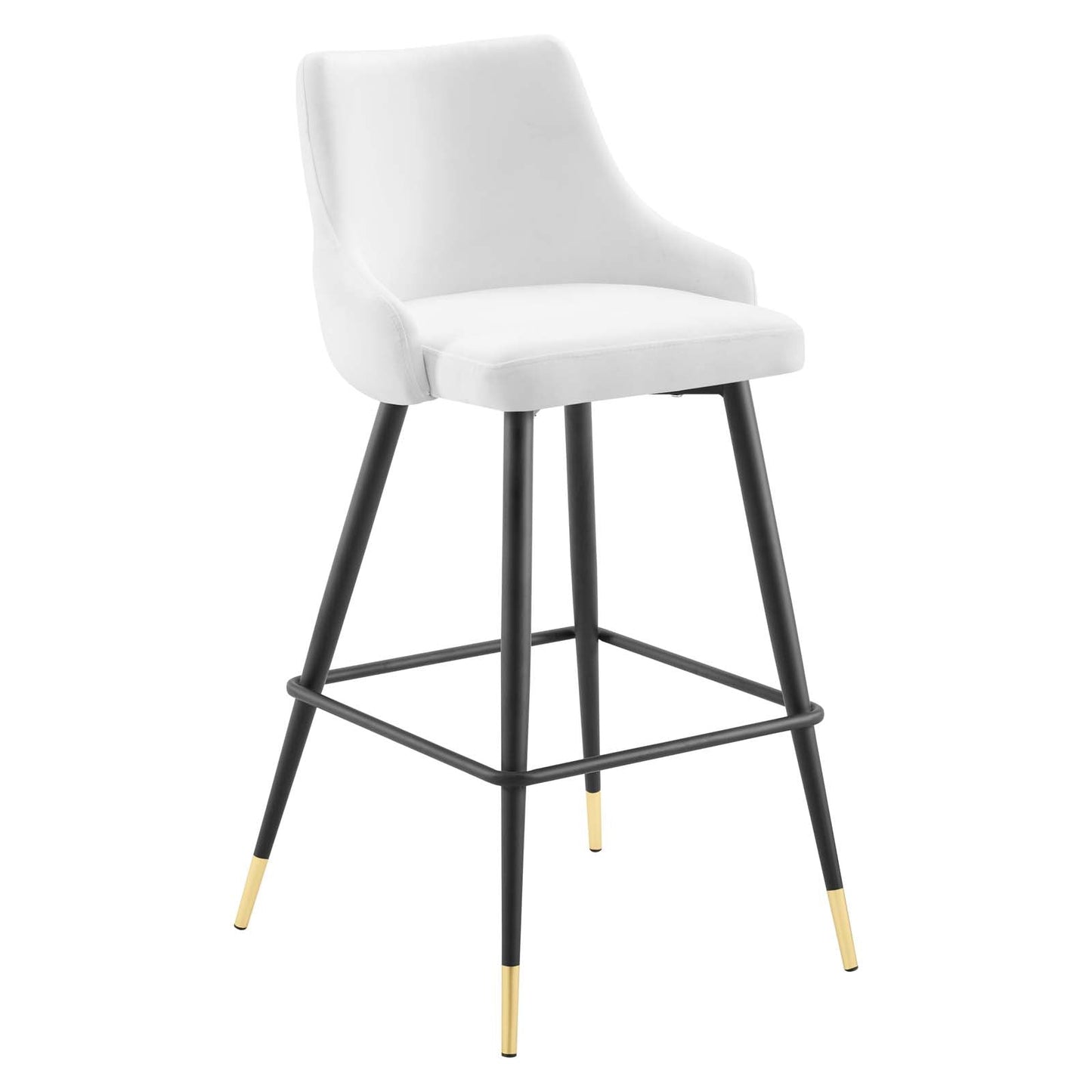 Adorn Performance Velvet Bar Stool Set of 2 by Modway