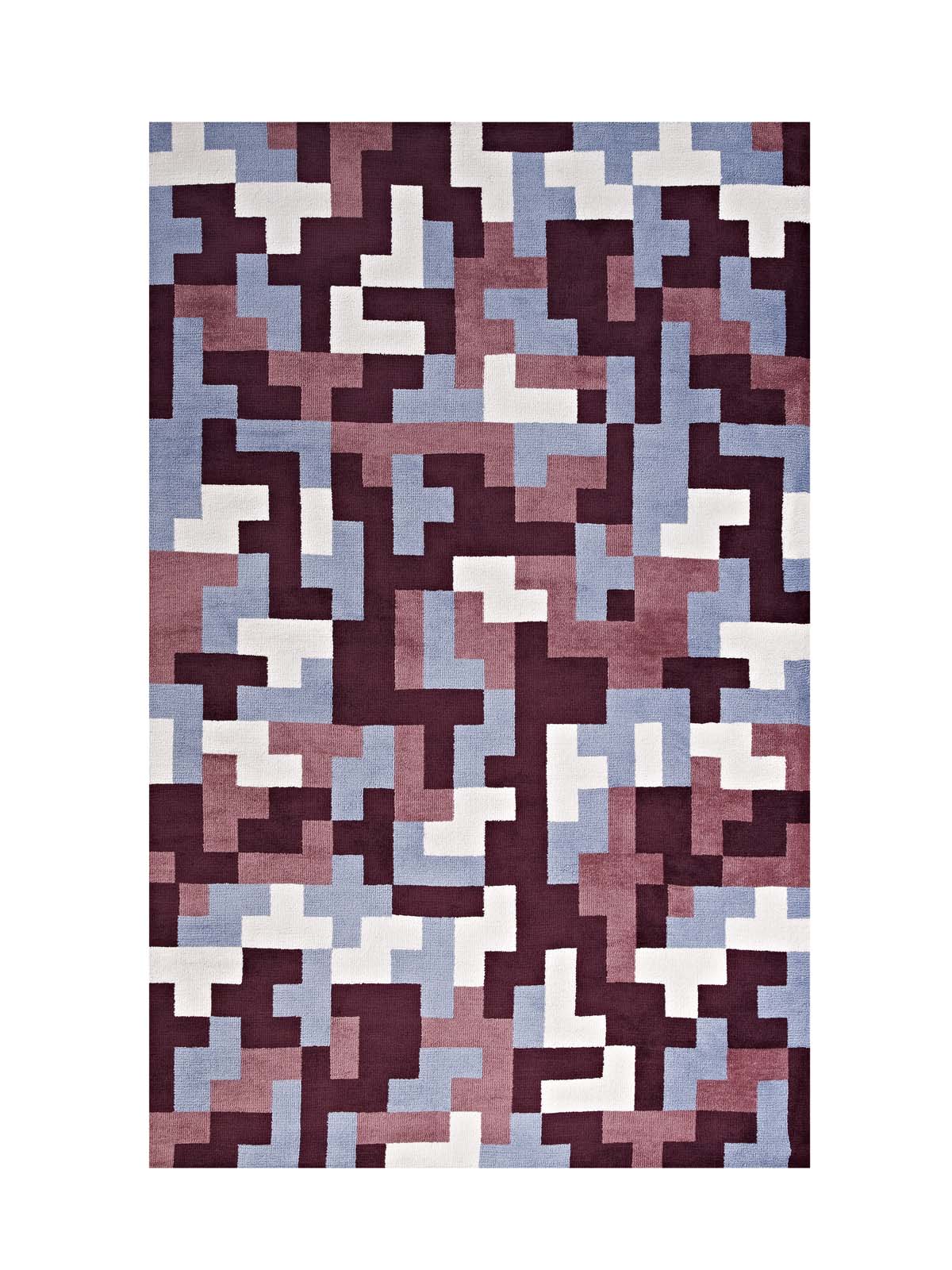 Andela Interlocking Block Mosaic 8x10 Area Rug by Modway