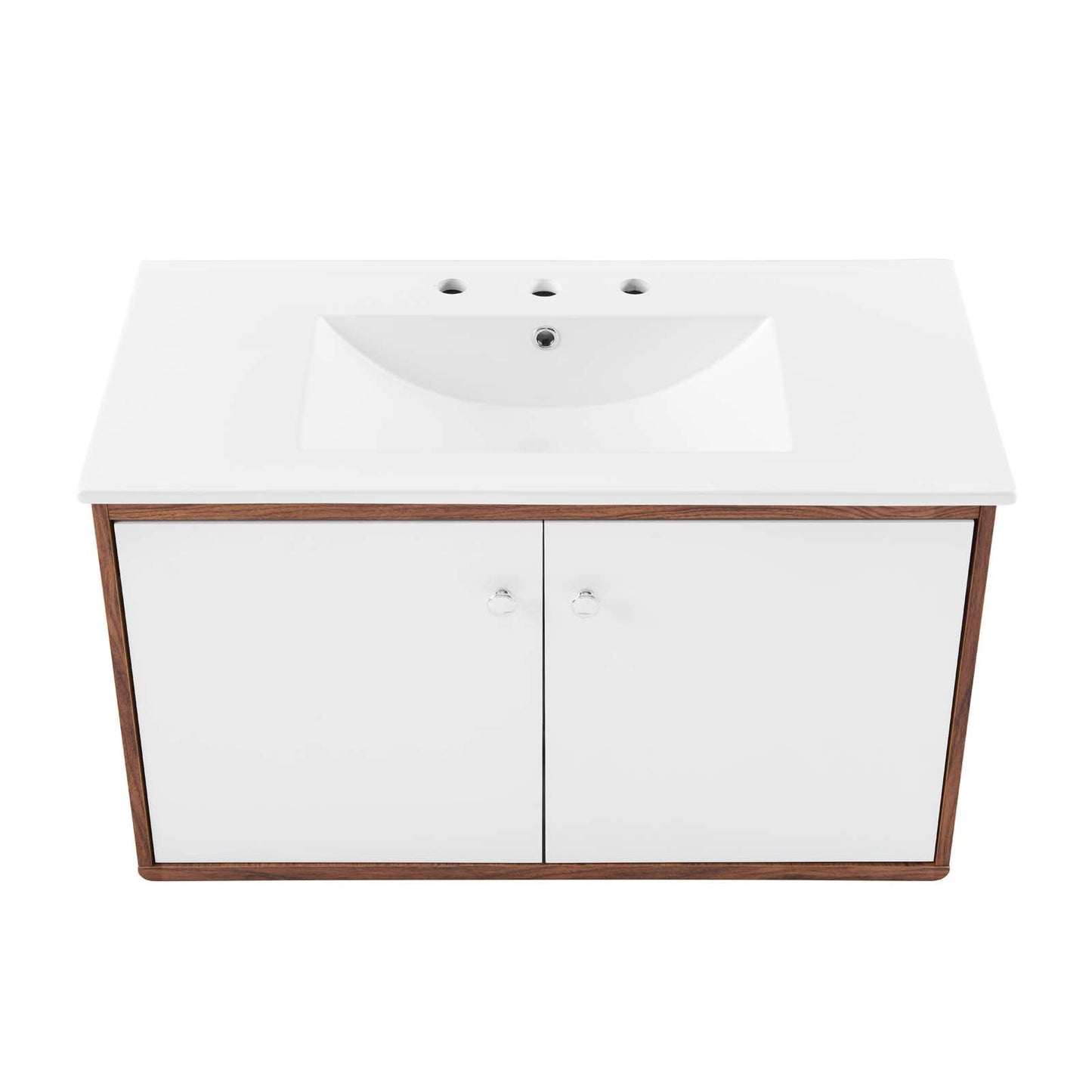 Transmit 36" Wall-Mount Bathroom Vanity by Modway