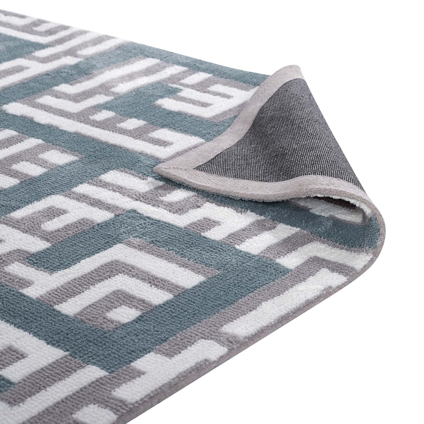 Nahia Geometric Maze 8x10 Area Rug by Modway